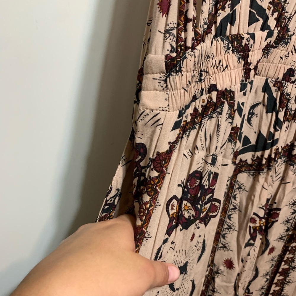 Cleobella pink bohemian print moon jumpsuit small - Picture 8 of 9